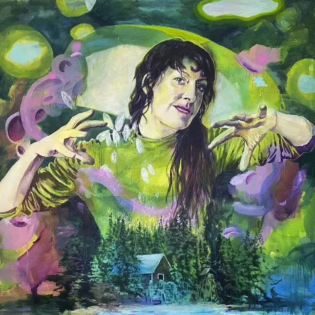 Meike Zopf: Abrakadabra II 200 x 235 cm, 2024 